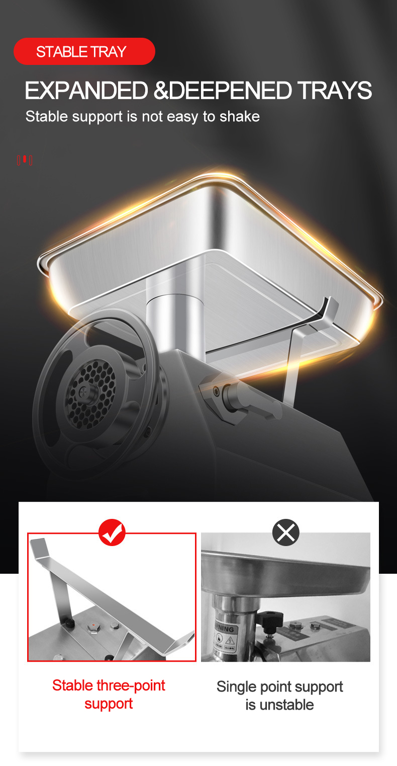 hindi kinakalawang na gilingan ng karne