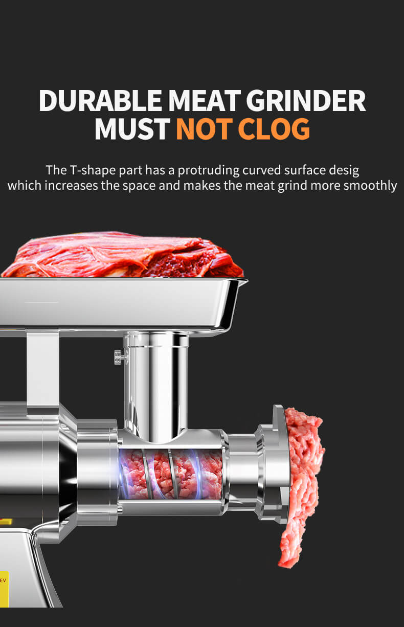 mga de-kuryenteng makina ng gilingan ng karne