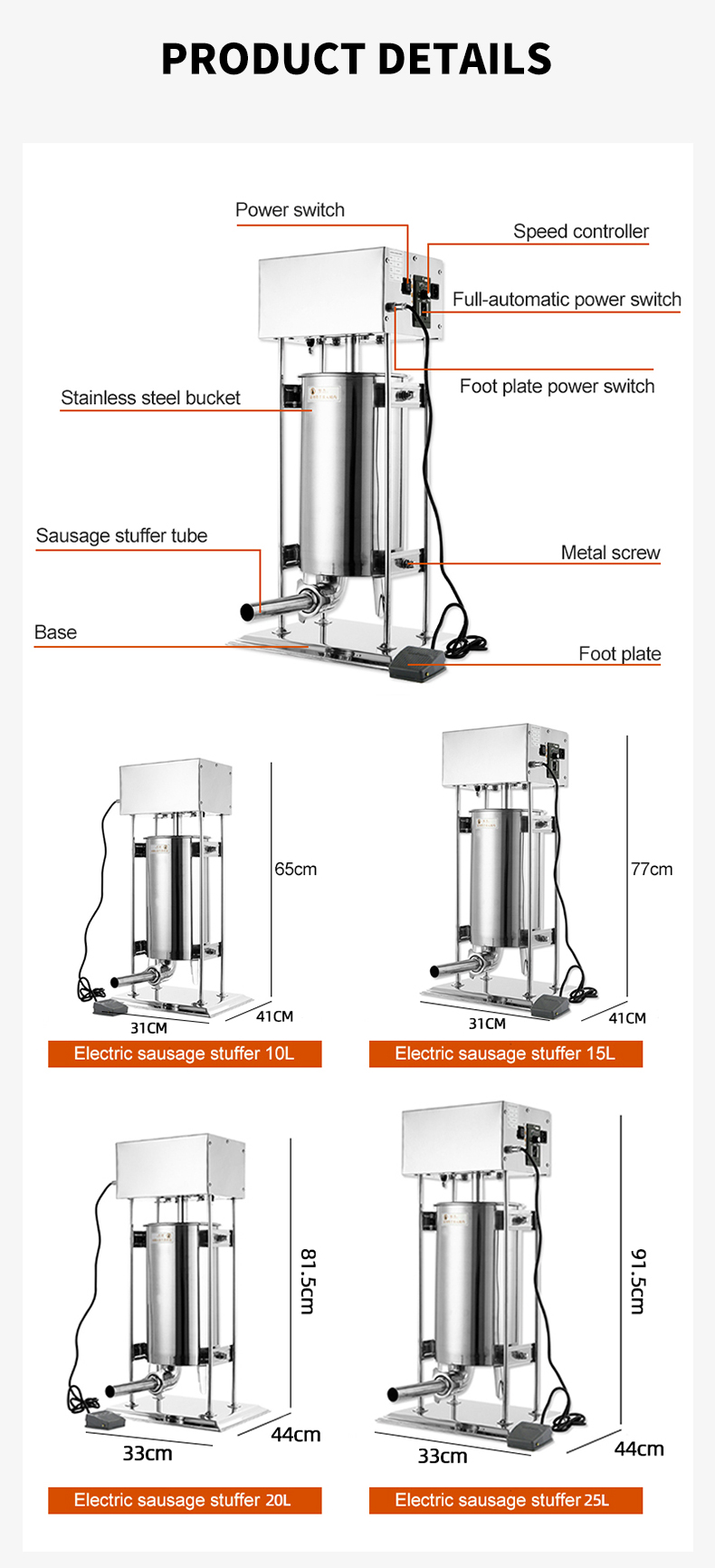 makina ng sausage stuffer
