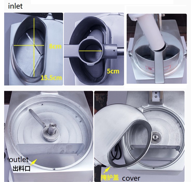 pang-industriya na makina ng pamutol ng gulay